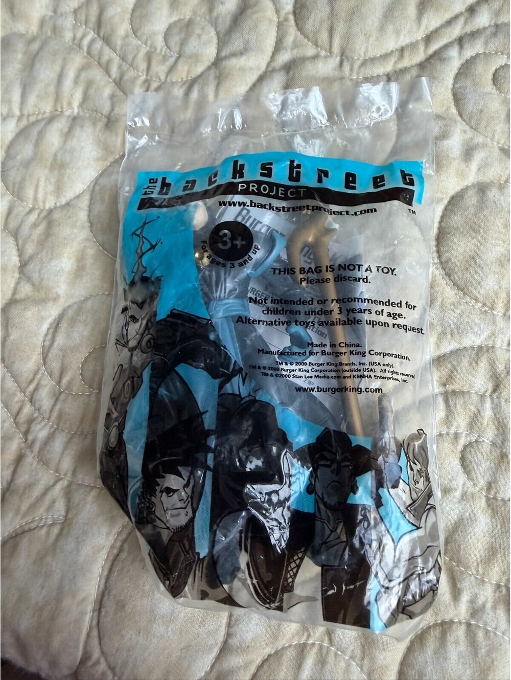 Backstreet Boys Project "Nick" Stan Lee Burger King Kids Meal Action Figure 2000